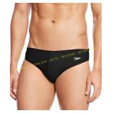 Speedo Solar 1" Swim Briefs - Black 32