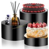Weysat 3Pcs Acrylic Risers 6x2/7x4/8x6 (Black)