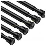 6 Pack Adjustable Spring Tension Rods 28-43"