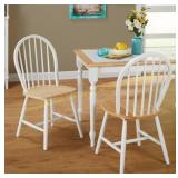 August Grove Frohna Side Chair White/Brown