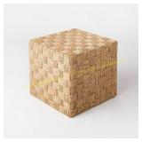 Lynwood Checkerboard Woven Cube - Threshold