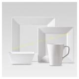 Threshold 16pc Porcelain Dinnerware Set White