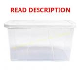 Homz 12-Qt Snaplock Clear Storage Tote (4)