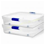 HOMZ 56-Quart Underbed Storage (2 Pack)