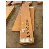 Queen panel headboard and frame