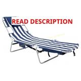 Ostrich Beach Backpack Chaise Lounge BENT