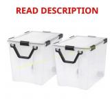 103 Qt Weather-Tight Storage Box (2-Pack)