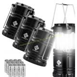 Etekcity Camping Lanterns 4-Pack, LED Black