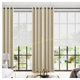 KOUFALL 108" Blackout Curtains, 2 Panels