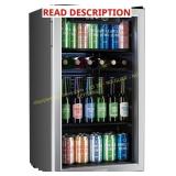 hOmeLabs Beverage Refrigerator with Door