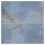 Agua Linda Polished Blue Onyx Look Tile, (bidx12)