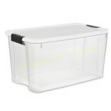 3 ct Sterilite 70 Qt Clear Storage Bin with Lid