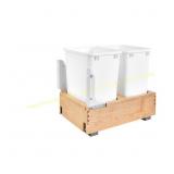 Double 35 Qt. Pull-Out Waste Container