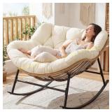 NICESOUL Rocking Chair with Cushion