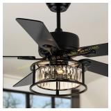 Dawn Whisper 52" Chandelier Fan with Light