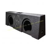 QPower Dual 10" Behind Rear Seat Sub Encl