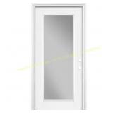 36x80 Fiberglass Front Door - White