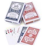 6ct BLUE Motor Brand Playing Cards, Plastic-Coated