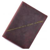 Vintage Leather Card Organizer for Travel