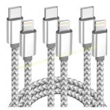 USB-C to Lightning Cable 2-Pack, 6 FT, MFi