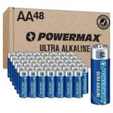 Powermax 48-Count AA Batteries, Long-Lasting