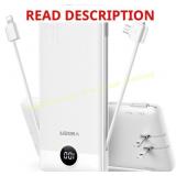 VEGER 10000mAh Power Bank (Built-in Cables)