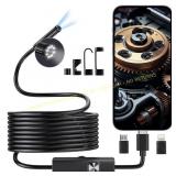 BlueSwan Endoscope Camera with Light, 8 LEDs