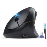 TECKNET Ergonomic Bluetooth Vertical Mouse