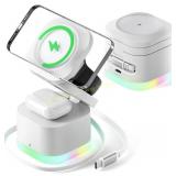 Wireless Charger for Bedrooms, 7-in-1 Station