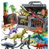 JOYIN Dino Toys: Play Mat & Cage, 19 PCS