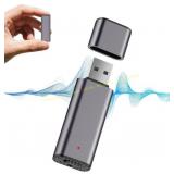 64GB Voice Recorder with Noise Reduction, USB
