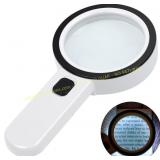 AIXPI Magnifying Glass with Light 30X 12 LEDs