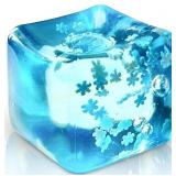 Stress Balls Ice Cube with Snowflakes Inside