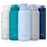1ct BLUE Ello Cooper 40oz Stainless Bottle with St