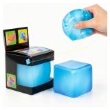 Big Block Cube Sensory Toy   Squishy Blue