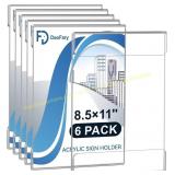 Daofary Acrylic Sign Holder 8.5x11 (6)