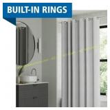 Mainstays Norwalk Shower Curtain, 70x74, Grey