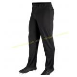 MVP Open Bottom Relaxed Baseball Pants, 3X-Bk