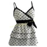 Verdusa Babydoll Tops Y2K Polka Dots Tank Top