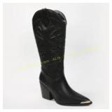 Lorena Tall Western Boots with Memory Foam