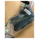 Black shear fabric with draw strings