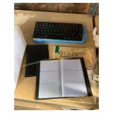 2pk business card book,keyboard & screen protector