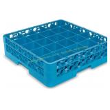 Carlisle Opticlean Glass Rack, Plastic, Blue