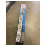 36in linear drain. square pattern. brushed nickel