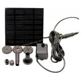 Hovico Solar Fountain Panel Pump for Bird Bath