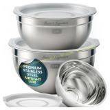 Baker s Signature stainless mixing bowls (3)