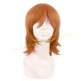 MapofBeauty 14" Wolf Tail Wig, Golden Orange