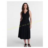 Time and Tru Button-Down Dress Sz S Brown