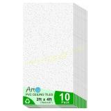 Art3d 24x48 Stucco Ceiling Tiles, 2x4ft