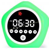 Kids Alarm Clock OK to Wake with Lights